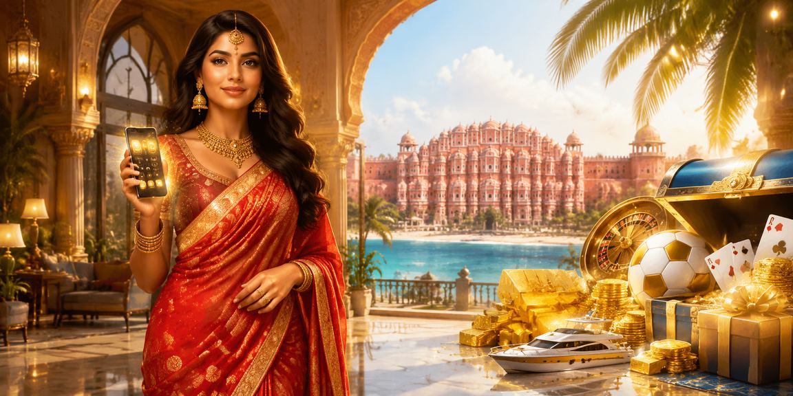 Jaipur Hawa Mahal with decorative saree representing deposit ease